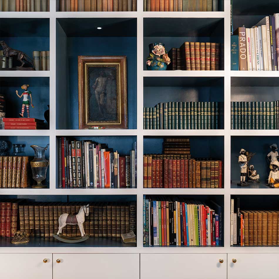 Bibliothèque sur mesure — détail du projet 2