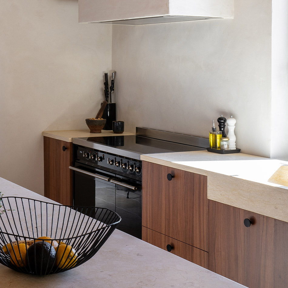 Finitions de la cuisine sur mesure du projet Maryline
