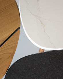 Table basse KAKOGAN en granit noir et chêne massif – vue 6 — vue 6