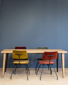 Table LIGNUM en chêne massif avec pieds en métal – vue 10 — vue 10