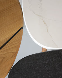 Table basse NOMU en chêne massif aux pieds compas noirs – vue 6 — vue 6