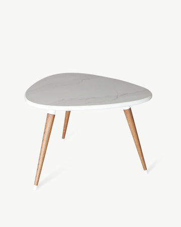 Table basse YUKI en Silestone et chêne massif
