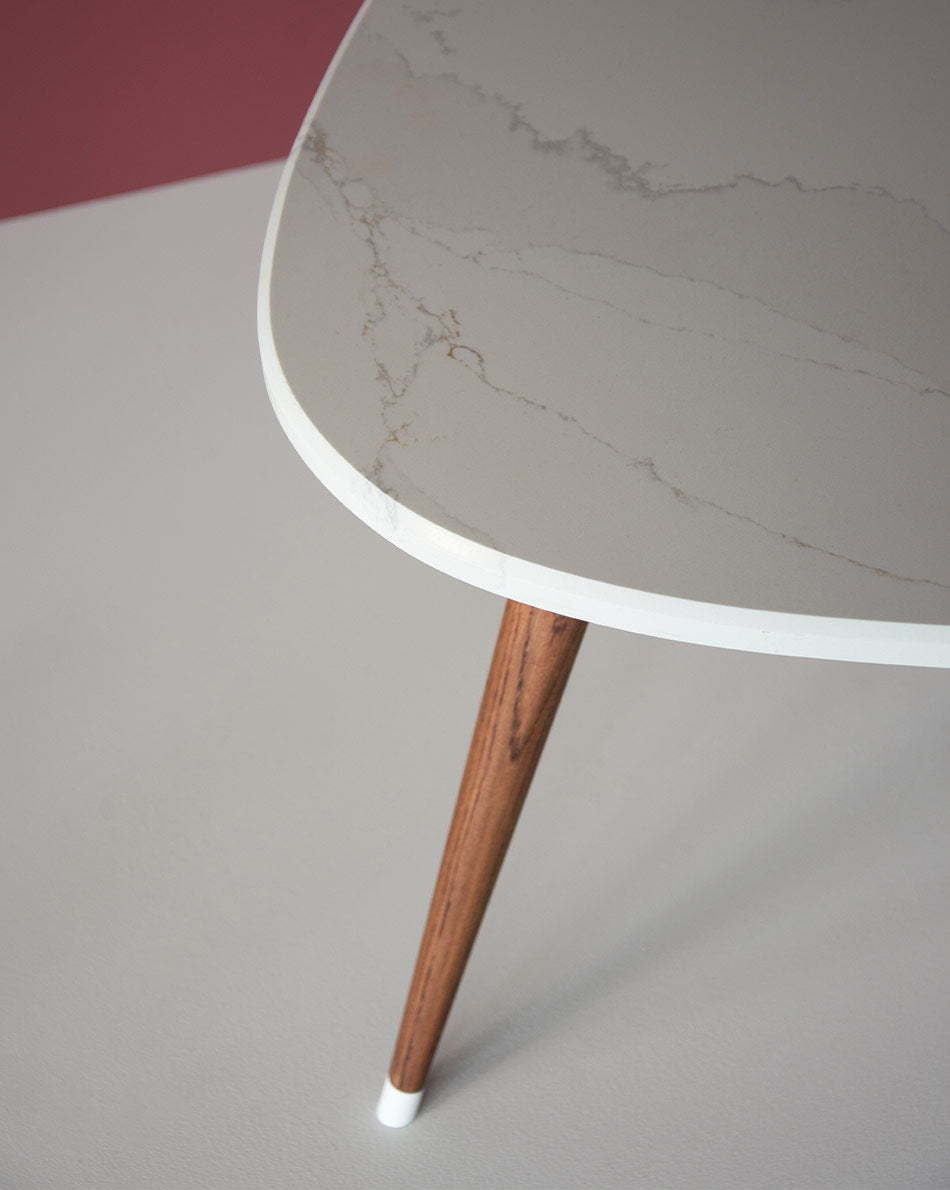 Table basse YUKI en Silestone et chêne massif – vue 3 — vue 3